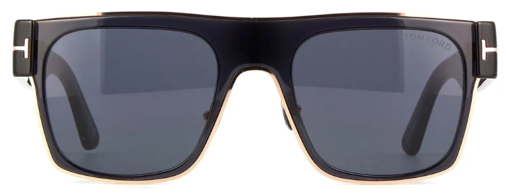 TOM FORD EDWIN 01A Flattop Sunglasses