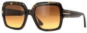 TOM FORD KAYA 52F Square Sunglasses