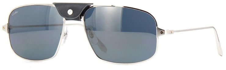 Cartier CT0193S 004 Navigator Polarized Sunglasses