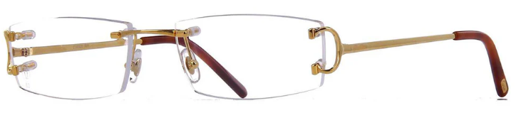 Cartier CT0092O 001 Rectangle Eyeglasses