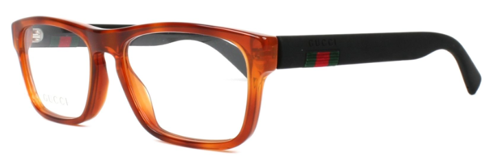 GUCCI GG0174O 007 Rectangle Eyeglasses