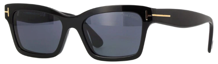 TOM FORD MIKEL FT1085 01A Cat Eye Sunglasses
