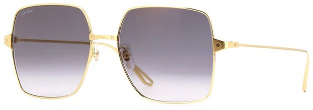 Cartier CT0297S 001 Oversized Square Sunglasses