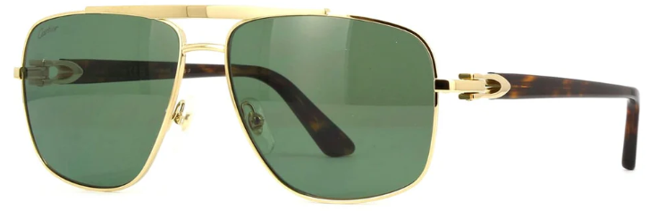 Cartier CT0365S 002 Navigator Polarized Sunglasses