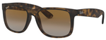 Ray-Ban RB4165 865/T5 Justin Polarized Wayfarer Sunglasses