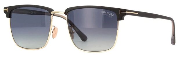 TOM FORD HUDSON 02D Clubmaster Polarized Sunglasses