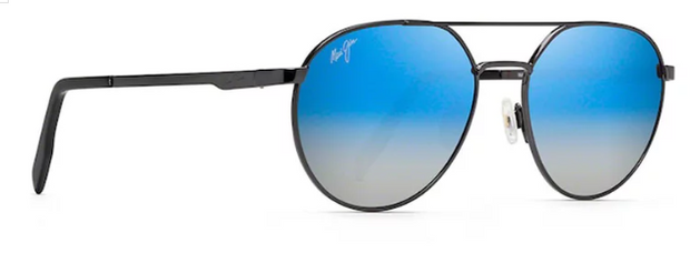 Maui Jim Waterfront DBS830-02C Round Polarized Sunglasses
