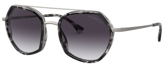 Emporio Armani EA2098 30038G Geometric Sunglasses