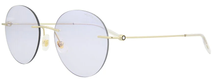 Montblanc MB0073S 005 Round Sunglasses