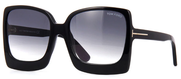 TOM FORD FT0617 01B KATRINE-02 Square Sunglasses