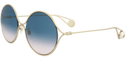 GUCCI GG0253 003 Oval Sunglasses