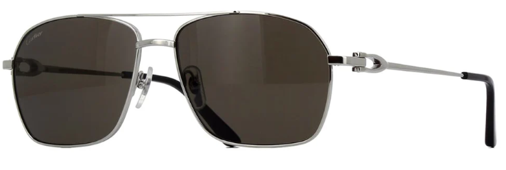 Cartier CT0163S 001 Navigator Polarized Sunglasses