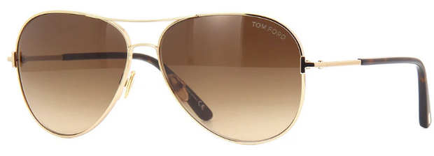 TOM FORD CLARK 28F Aviator Sunglasses