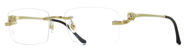 Cartier CT0281O 001 Panthere Rectangle Eyeglasses