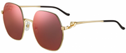 Cartier CT0267S 003 Geometric Sunglasses