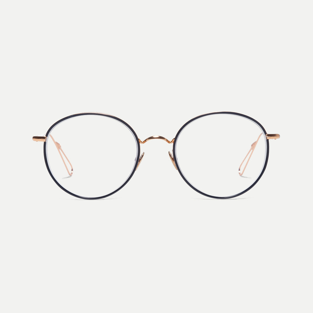 AHLEM Vendome PEOG-BL Round Eyeglasses