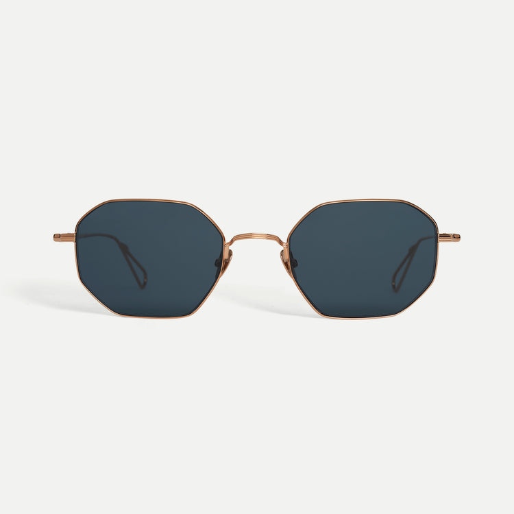 AHLEM Trocadero PEOG-NA/BLUE Octogonal Sunglasses