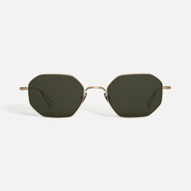 AHLEM Trocadero GGBR-NA/GREN Octogonal Sunglasses