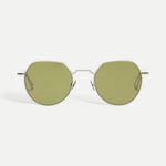 AHLEM Dauphine WHTG-NA/KHAK Panto Sunglasses
