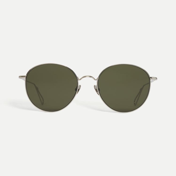AHLEM Madeleine WHTG-NA/GREN Round Sunglasses