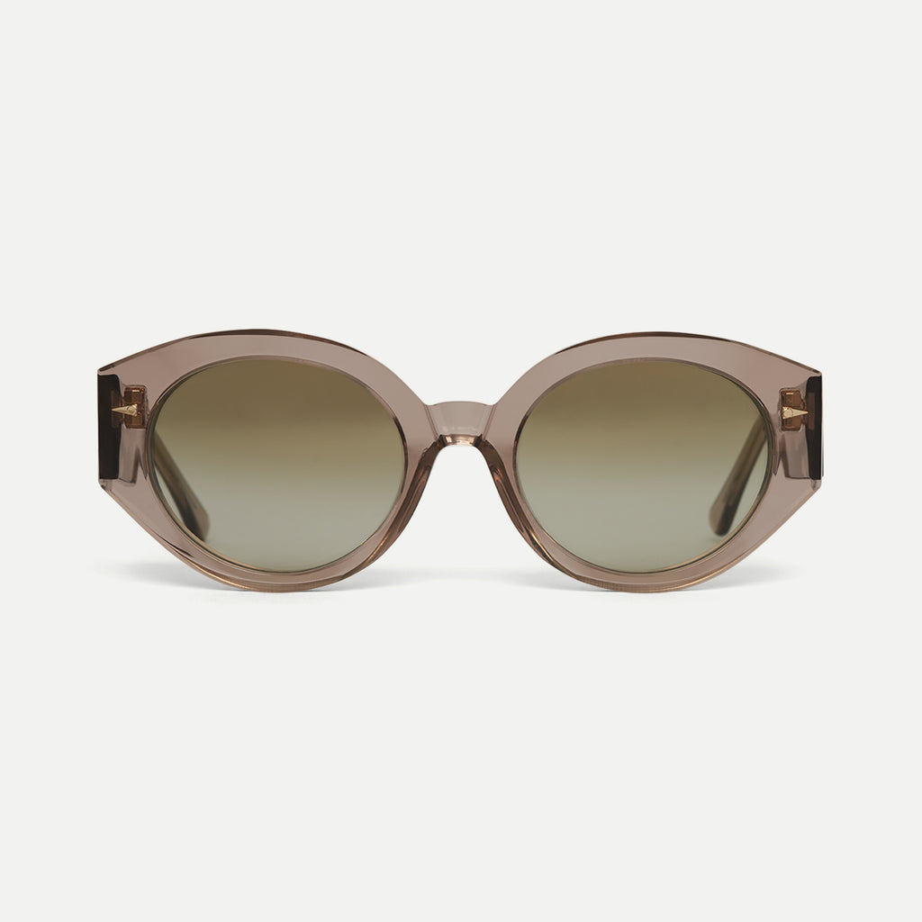 AHLEM Art Deco COFL/GNLG Round Sunglasses