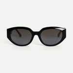AHLEM Les Amandiers BLCK/GYGR Rectangular Sunglasses