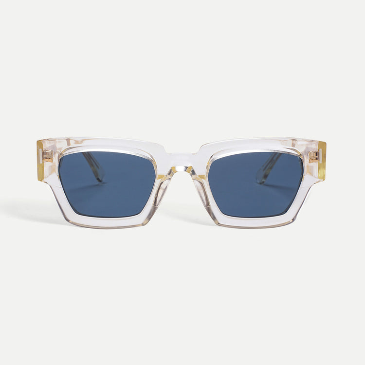 AHLEM Villette GLDL/BLUE Rectangular Sunglasses