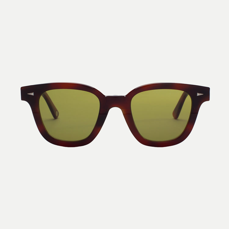 AHLEM Bonne Nouvelle BRNT/KHAK Square Sunglasses