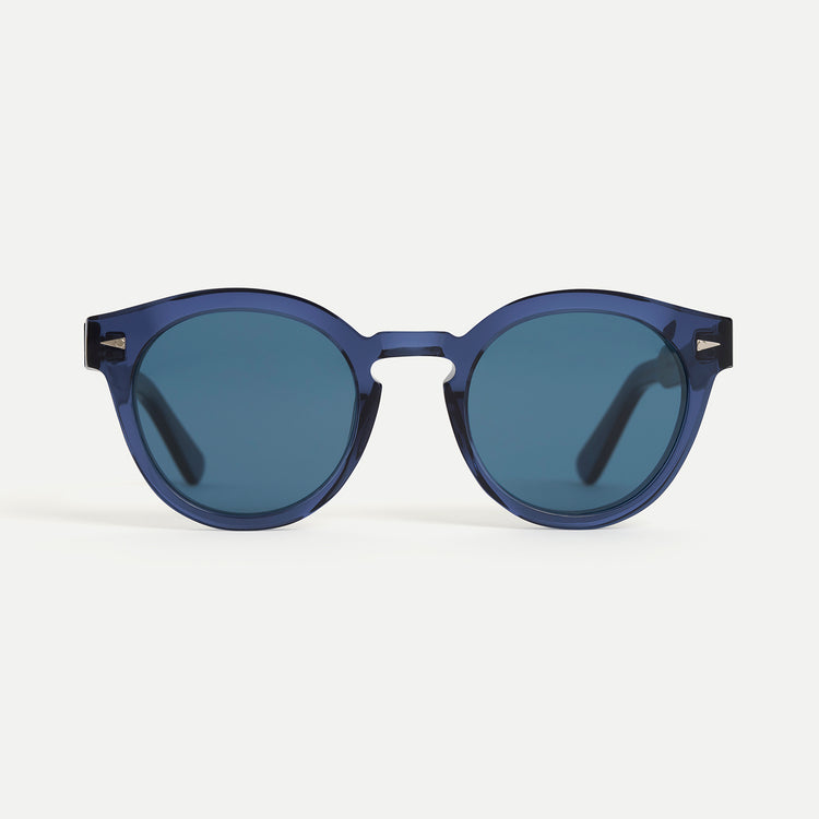 AHLEM Abbesses INDL/BLUE Panto Sunglasses