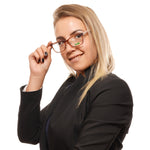 Brown/Demo glasses