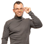 Beige/Demo glasses