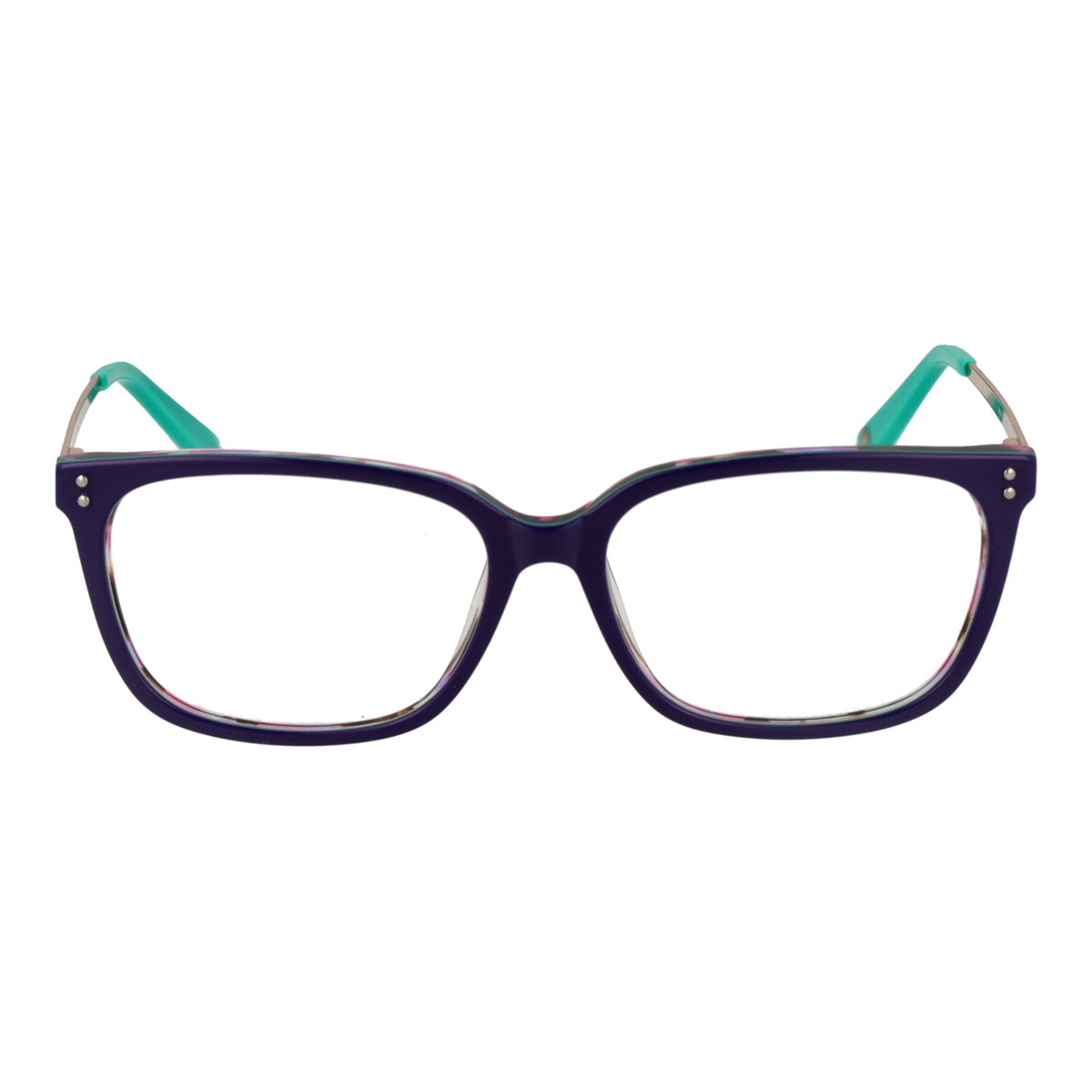 Burgundy/Demo glasses