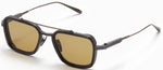 Akoni SOLIS BLK - BRN SQUARED Sunglasses