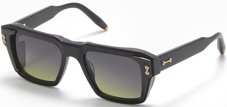 Akoni HERCULES BLK - GLD RECTANGLE Sunglasses