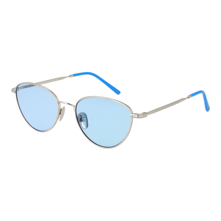 Silver/Blue