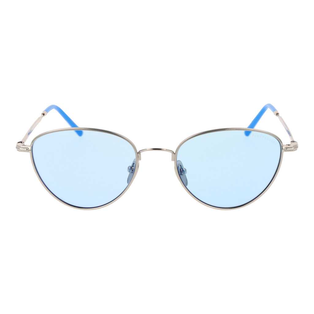 Silver/Blue