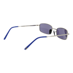 Silver/Blue