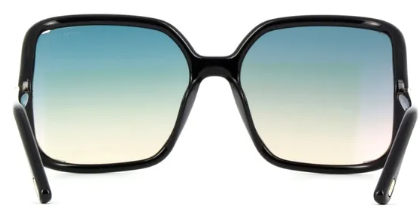 TOM FORD SOLANGE-02 01P Oversized Square Sunglasses