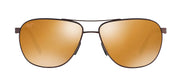 Maui Jim 728-01M Castles Aviator Polarized Sunglasses