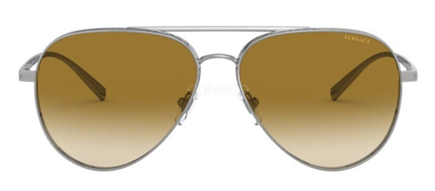Versace VE 2217 100113 Aviator Sunglasses