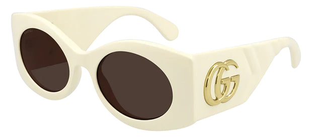 Gucci GG0810S W 002 Oval Sunglasses