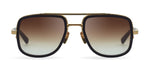 YELLOW GOLD - MATTE BLACK / DARK BROWN TO CLEAR GRADIENT