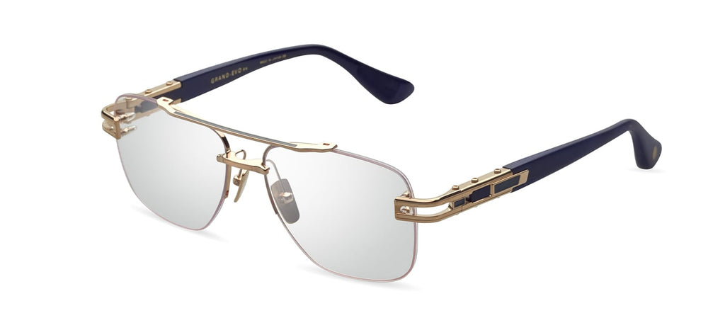 WHITE GOLD - MATTE NAVY / CLEAR