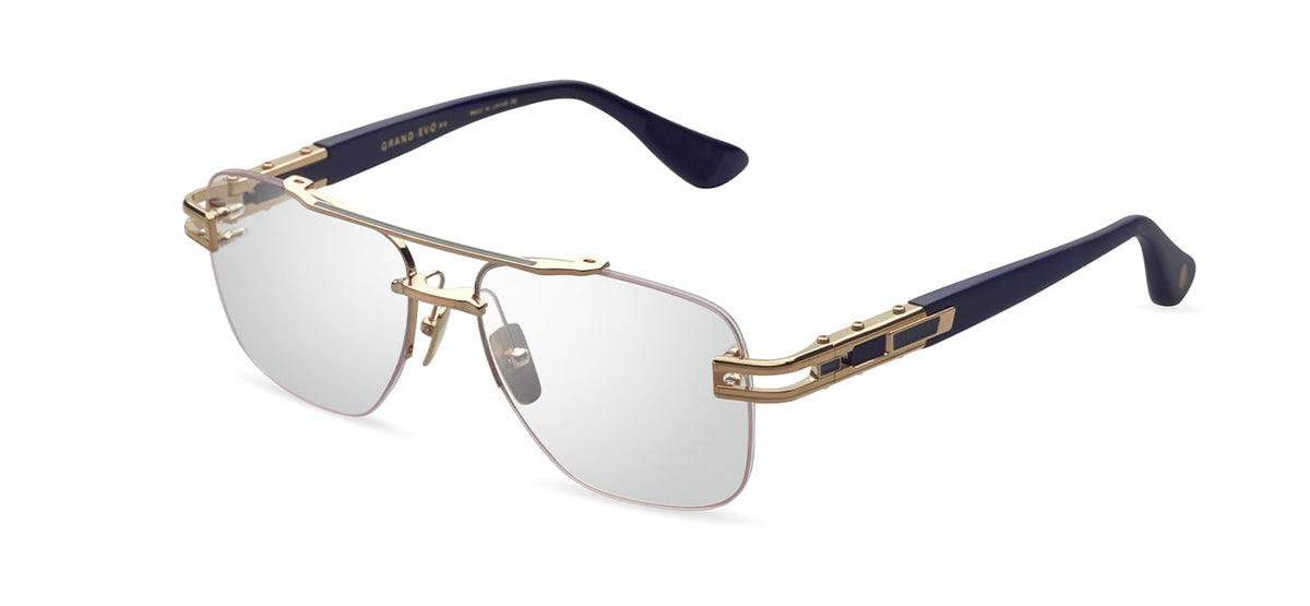 WHITE GOLD - MATTE NAVY / CLEAR