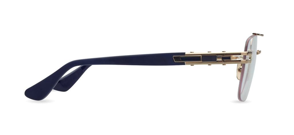WHITE GOLD - MATTE NAVY / CLEAR
