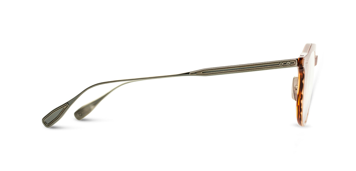 CHESTNUT SWIRL - ANTIQUE SILVER / CLEAR