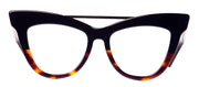 FUBU Frames Empire Black and Tortoise Cat Eye Blue Light Eyeglasses