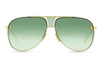 YELLOW GOLD - CRYSTAL CLEAR / GREEN