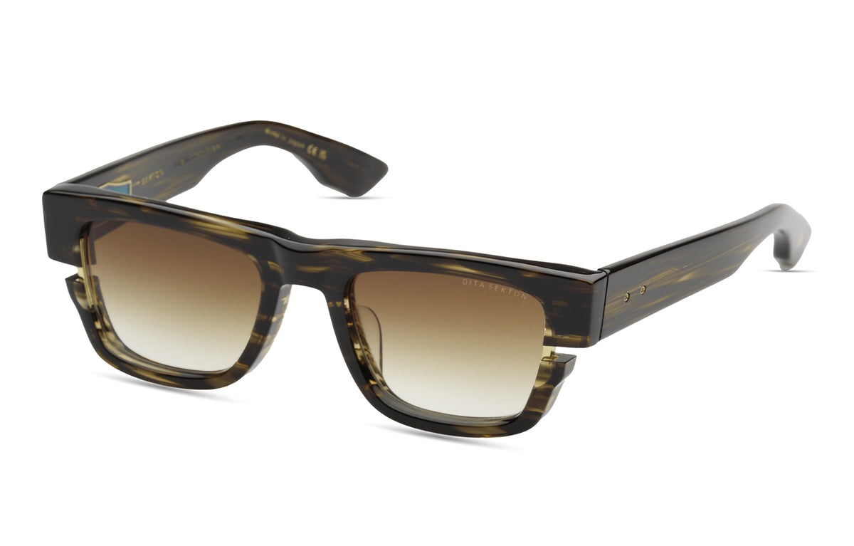 BURNT TIMBER - YELLOW GOLD / BROWN TO CLEAR GRADIENT