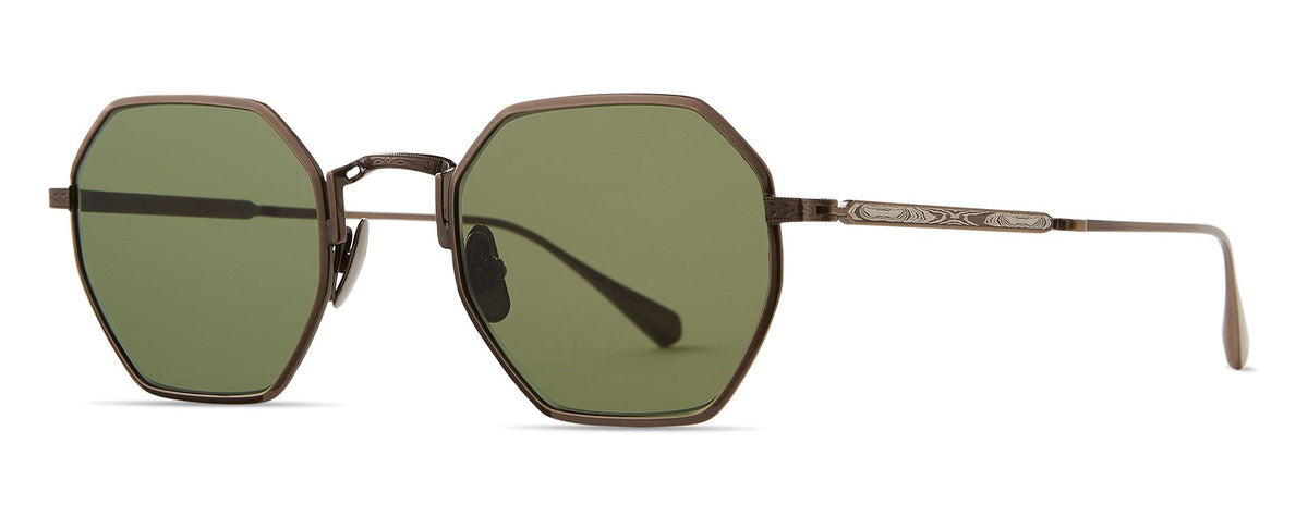 ATG/SFDMDGRN - Antique Gold/Semi-Flat Diamond Green